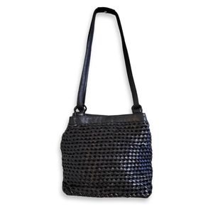 VTG Etienne Aigner Woven Leather Bag